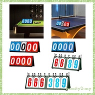 [BaositybbMY] Tabletop Flip Scoreboard 4/5/6 Digit Score Flipper Sports Scoreboard for Table Tennis 