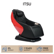 [FREE SHIPPING] ITSU Racy Lite Massage Chair Free Neck Pillow - 6 Auto-Massage Programs - Zero-Gravi