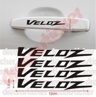 Sticker Stiker Door Handle Pegangan Pintu Mobil Toyota Avanza Veloz