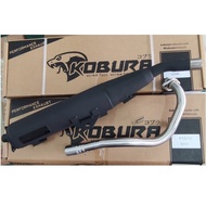 KOBURA EXHAUST MUFFLER EXZOS BACK PRESSURE ( VERSION 2 ) 28MM 32MM Y15 Y15ZR LC135 V2-V8 FI BP SUNYI