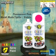 Cat Semprot Merah Muda Stabilo 150 ~ 400 cc Fosfor / Fluorescent Pink Spray Paint RJ LONDON