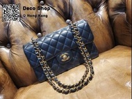 Chanel Black/Gold Classic Flap Bag Small
黑金 荔枝 牛皮 CF23