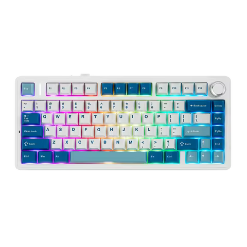 EPOMAKER x AULA F75 Ultra 75% ANSI US QWERTY Layout Hot-Swap Gasket Tri-mode Wireless Mechanical Key