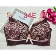 34E/75E, 34F/75F PLUS SIZE BRA WITH 3D EMBROIDERY