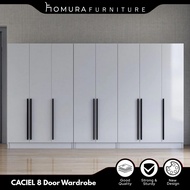 【FREE SHIPPING】HOMURA Furniture CACIEL 6X8FT WARDROBE / 6 KAKI ALMARI BAJU / almari baju /kabinet ba
