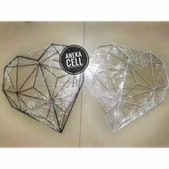 [Bogor] Love Wire Grid Wall Hijang Love Bentuk Hati Hijang Heart