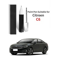 Paint Pen Suitable For Citroen C6 Paint Fixer Haoyue Gray Carbon Crystal Black Pearl White Special C