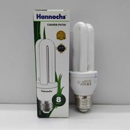 CAHAYA Hannochs Green Lhe Plc 8 Watt White Light Bulb