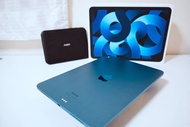 iPad Air M1 芯片第 5 代藍色狀態良好帶贈品 Moft 平板電腦 Wifi