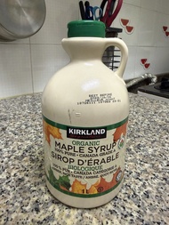 Kirkland Signature Organic Maple Syrup 1L (100% Pure Grade A)  Kirkland Signature 有機純楓糖漿 1公升 (100%加拿