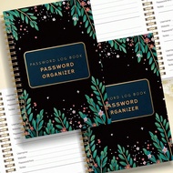 1pc A6 Simple Password Book Hardcover, 93 Sheets Advanced Address Password Keeper With Email Days Re