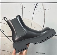 🎉二手 Balenciaga🎉 巴黎世家 Tractor 柔滑牛皮革靴 男仔女仔款 黑色