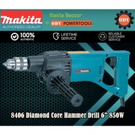 Makita 8406 Diamond Core Hammer Drill 6" 850W w/Free Lotus 1/8 Drill Bit~ ODV POWERTOOLS