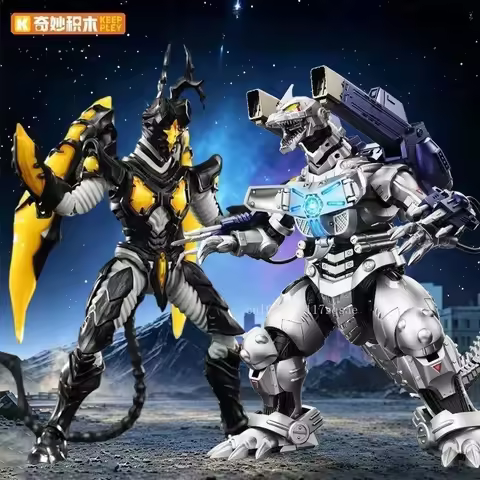 Keeppley KP-NOVA Ultraman Monster Series Building Blocks Hyper Zetton Godzilla Assembly Handmade Mod