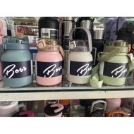 Boss 800ml 316 Thermal Water Bottle with Strap and Straw