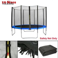 rockible Trampoline Safety Net PE Mesh Replacement Enclosure Fence Outdoor Guard for Round 12ft 15ft