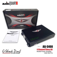 AUDIO QUARTเครื่องเสียงรถยนต์/เพาเวอร์แอมป์/ขับเสียงกลางแหลมหรือซับเบส 4CHANNEL/AB กำลังขับ 1200WATT