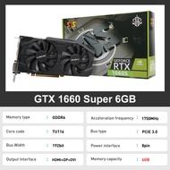 SEJISHI SJS GTX 1660 Super 6GB Vdieo Card GDDR6 192Bit HDMI Nvidia Geforce GTX1660S Graphics Card Ga