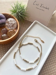 The Sea Breeze - 黃銅設計款貝殼頸鏈