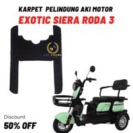 Alas Kaki Karpet Sepeda Motor Listrik Roda 3 Exotic Sierra Roda 3