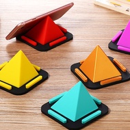 Mobile Phone Bracket Silicone Multicolored Mobile Phone Desktop Bracket Creative Pyramid Mobile Phone Bracket