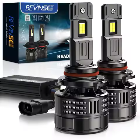 BEVINSEE 9005 HB3 LED Headlight Bulb 150W H7 H4 H11 9012 HIR2 LED CANBUS High Power 28000LM 9006 HB4