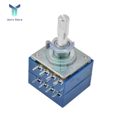 Rotary Potentiometer ALPS RH2702 A100K 100K 50K Dual 8 Feet Potentiometer Stereo Speaker Amplifier V