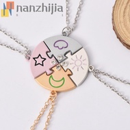 NANZHIJIA 4pcs/set Jigsaw BFF Necklace, Necklace Combination Jewelry Set Best  Forever Necklace, Spl