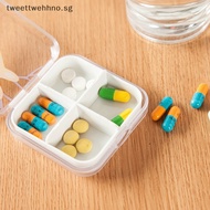 TW Cute Cartoon Mini Storage Medicine Pill Box Portable Empty Travel Accessories SG