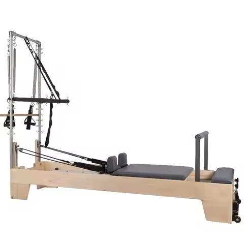Body Building Pilates Reformer with Half Tower Balanced for Studio pilates elevated reformer pilates
