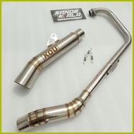 ◊☜ ◨ ▤ CREED Open Spec kou super open exhaust pipe for tmx 125 155 Russia tc Pinoy skygo raider 150