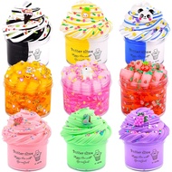 9 Pek Kit Slime, dengan 3 Slime Rasa Jeli dan 6 Slime Rasa Mentega, Slime Rasa Jeruk, Biru, Merah Ja