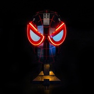 Upgraded Led Light Kit Compatible with Lego Miles Morales' Mask Building Set, Lights Decoration Comp
