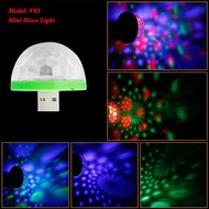Lampu Disco Mini Sensor Suara / Mini Disco Light - Lampu Disko Mini USB