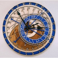 Prague Astronomical Clock Creative Living Room Wall Wall Clock Quartz Clock Twelve Constellation Lar