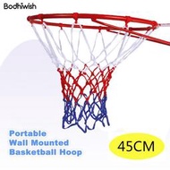 台灣現貨⛳⛳Bodhiwish戶外運動👍標準籃球框直徑45CM籃球圈安裝牆上室內外球筐