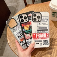 เคสป้ายบุคลิกภาพสำหรับ IPhoneเคสป้องกันทำจากซิลิโคนเนื้อนิ่มสำหรับ IPhone 13 12 11 Pro Max XR Xs Max XR X 7 8 Plus