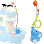 [Available] Elephant Water Sprayer Tub Accessories Sprinkler Toy Baby Bath Shower Head Bathtub Toy f