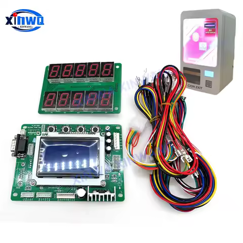 Arcade LCD Motherboard Control Board Wire For Bill Acceptor To Coin Hopper Cash Box Vending Machine 