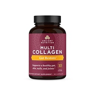 Collagen Pills with Probiotics for Gut Health by Ancient Nutrition, Multi Collagen Capsules Gut Rest