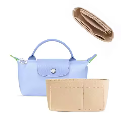 Bag Organizer for Longchamp Small Tote Bag Mini Bag Storage & Finishing Inner Bag Liner Handbags Ins