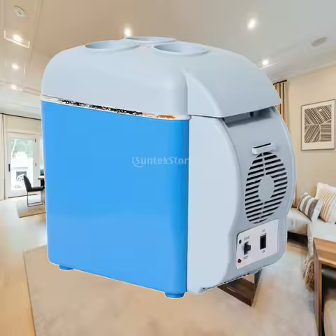 12V Portable Car Fridge Mini Refrigerator Small Beverage Cooler Fridge for Outdoor Camping Home Offi