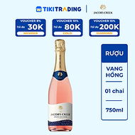 Rượu vang nổ hồng Jacob's Creek Sparkling Rose 750ml 11-13% - Không Hộp