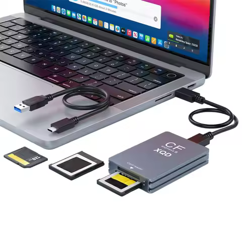10Gbps Portable CF Express Card Reader 3-in-1 CFexpress Type B Card Readers Adapter for Professional