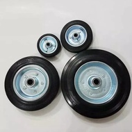 Wheels only 6" rubber wheel/ wheel only cart wheel truck wheel only