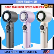 Mini Kipas Portable USB Turbo Fan 4000mAh,199 High Speed Mini Fan Cooler, 100 Gear Adjustment Speed,