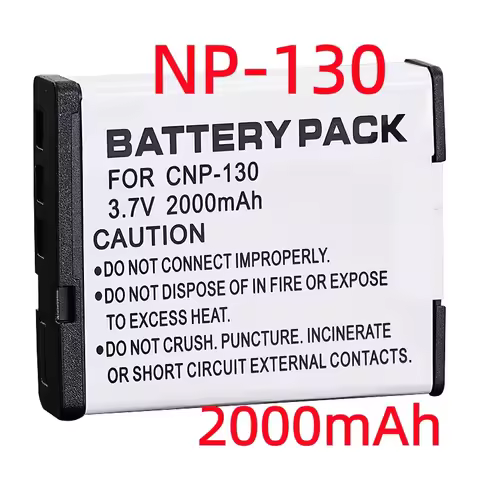 2000mAh NP-130 NP 130 NP-130A Camera Battery or Charger For CASIO EX-10 100 H30 H35 ZR2000 ZR3600 ZR