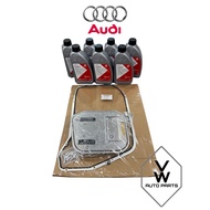 ( 100% FEBI ) AUDI A4 A5 A6 Q5 S8 SQ5 TRANSMISSION FILTER WITH TRANSMISSION OIL ATF OIL SET 8HP ( 0B