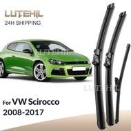 For VW Scirocco MK3 2008-2017 2015 2016 Wiper Front & Rear Wiper Blades Windshield Windscreen Window