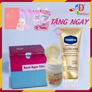 Kem Body Bạch Ngọc Liên - Combo 3 Bạch Ngọc Liên và Kích Abutine 3c3 Vaseline vàng